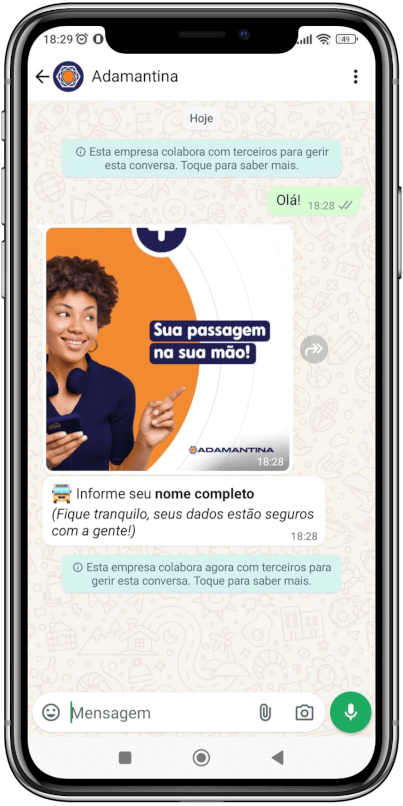 Expresso Adamantina WhatsApp