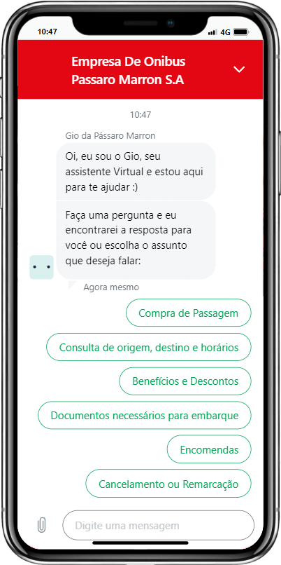 Pássaro Marron Chat