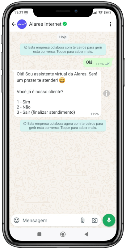 Alares WhatsApp